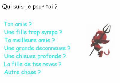 tu pense koi sinserement????????
